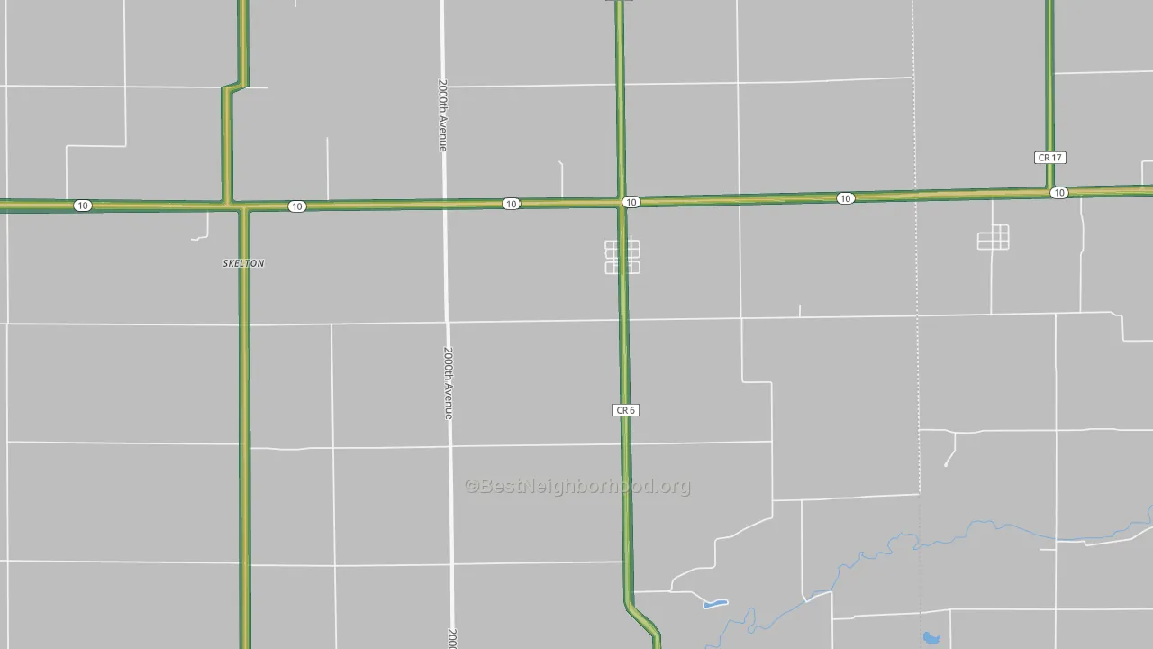 62512, IL Map of Noise Levels in 62512