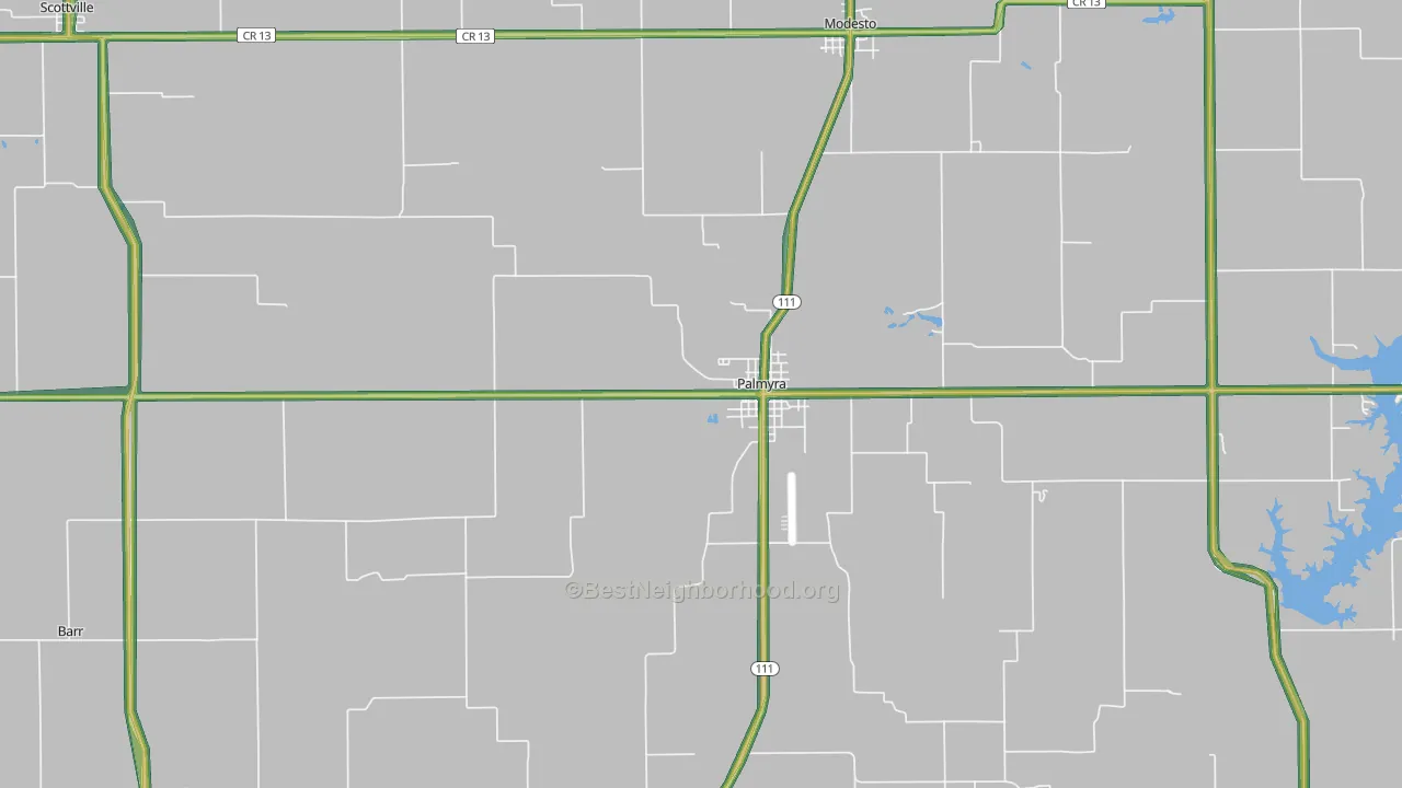 62674, IL Map of Noise Levels in 62674