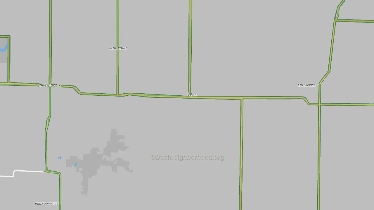 62823, IL Map of Noise Levels in 62823