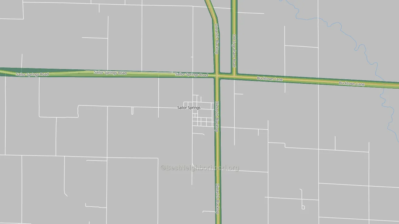 62879, IL Map of Noise Levels in 62879