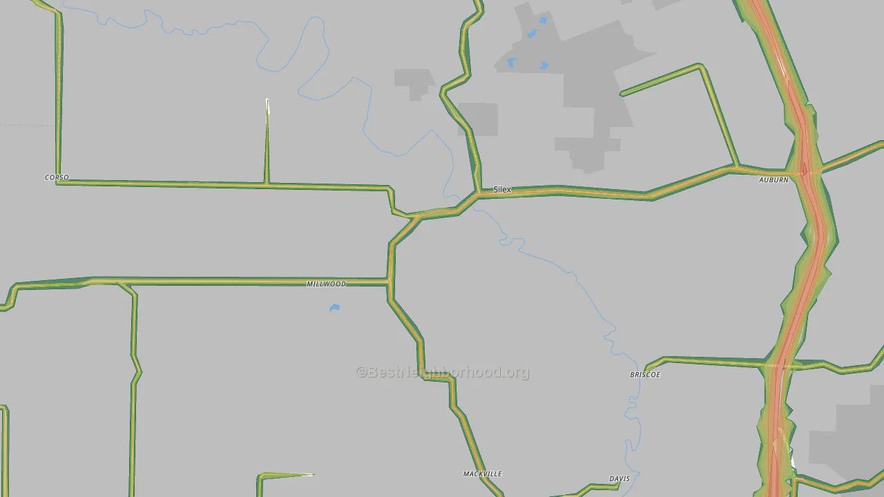 63377, MO Map of Noise Levels in 63377