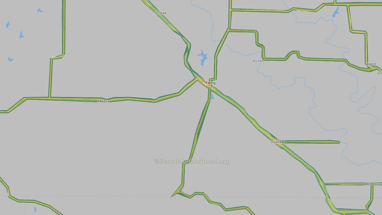 63440, MO Map of Noise Levels in 63440