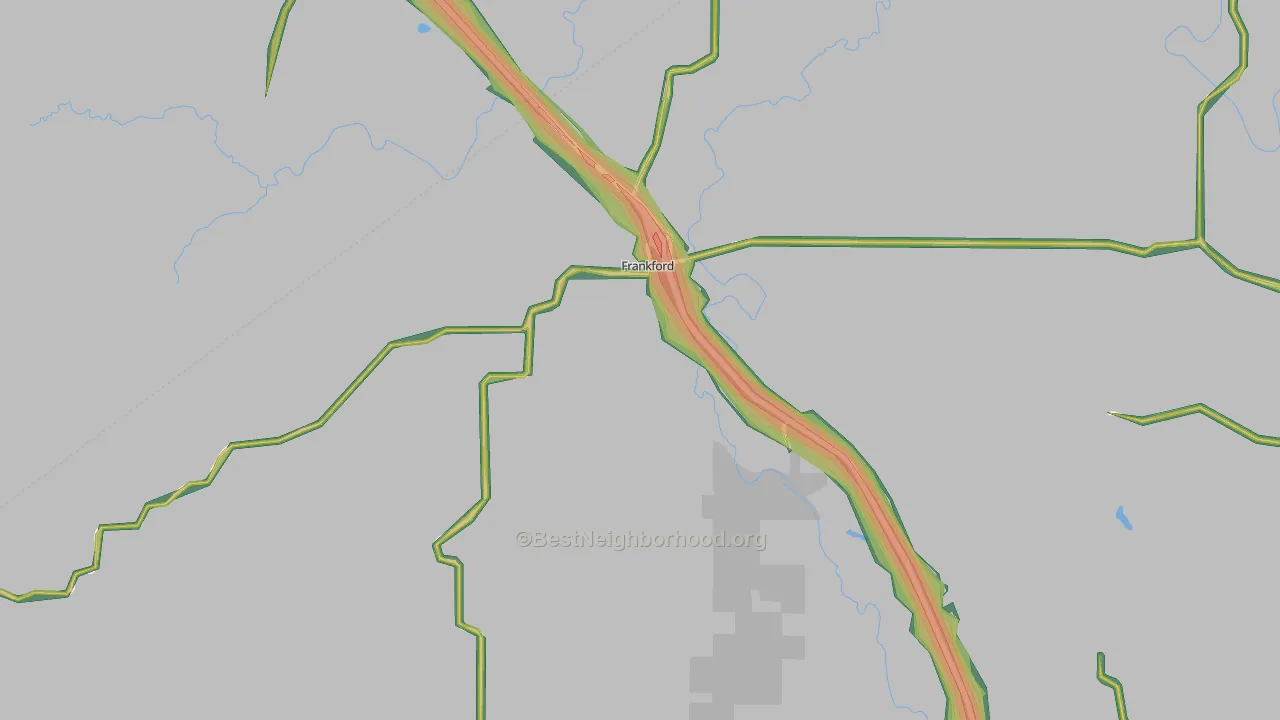 63441, MO Map of Noise Levels in 63441