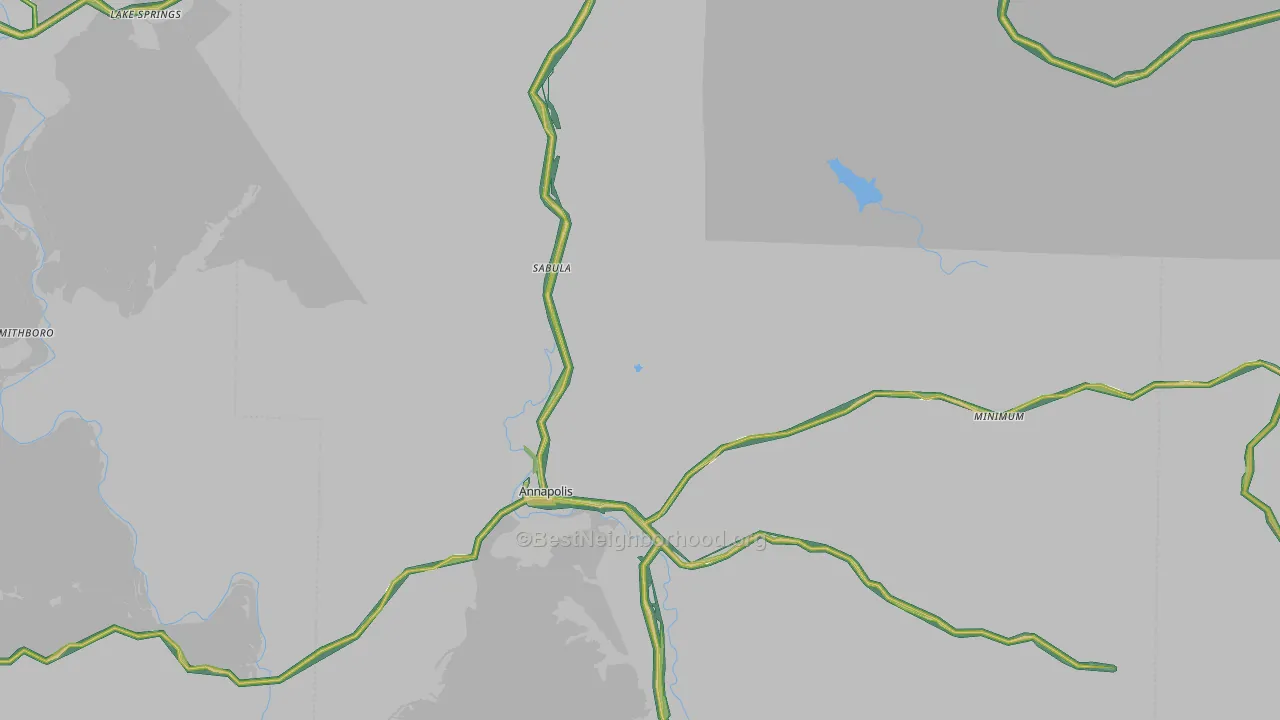 63620, MO Map of Noise Levels in 63620
