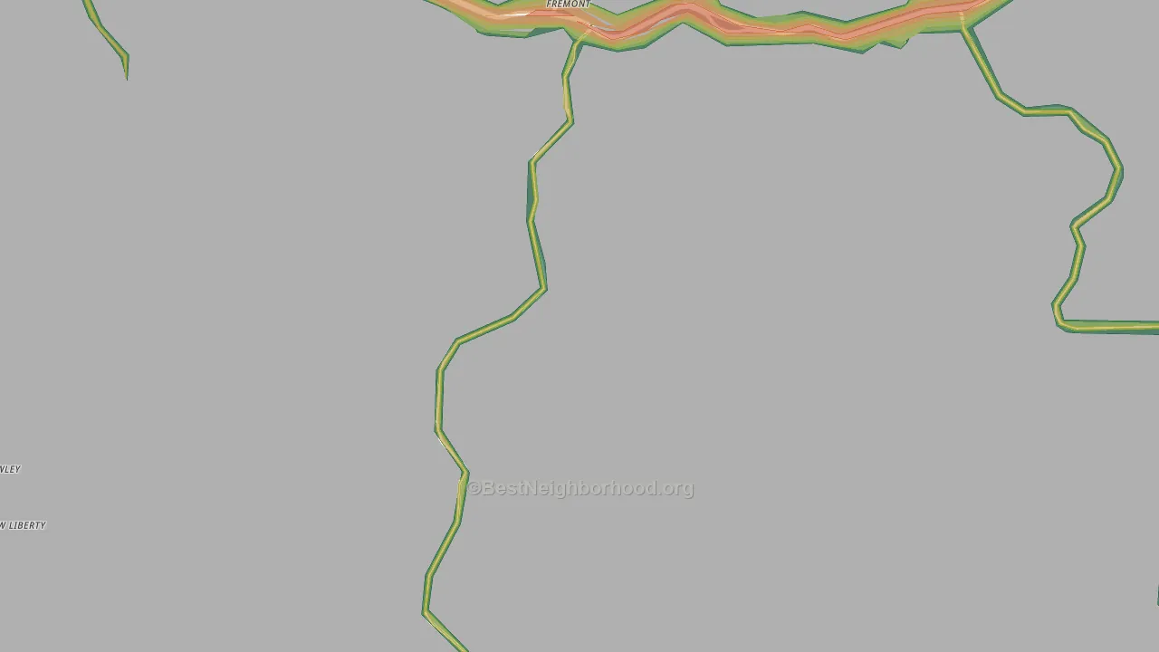 63941, MO Map of Noise Levels in 63941