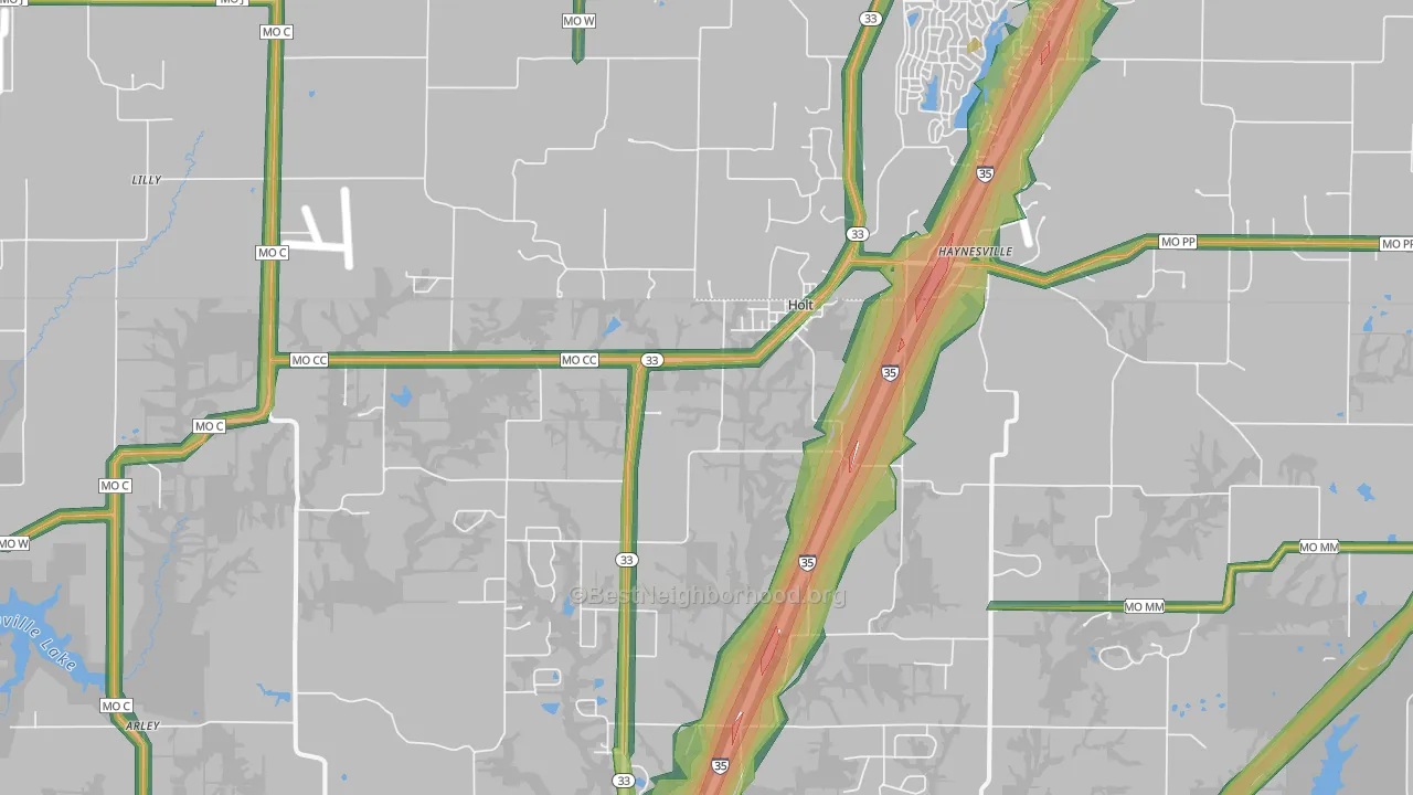 64048, MO Map of Noise Levels in 64048