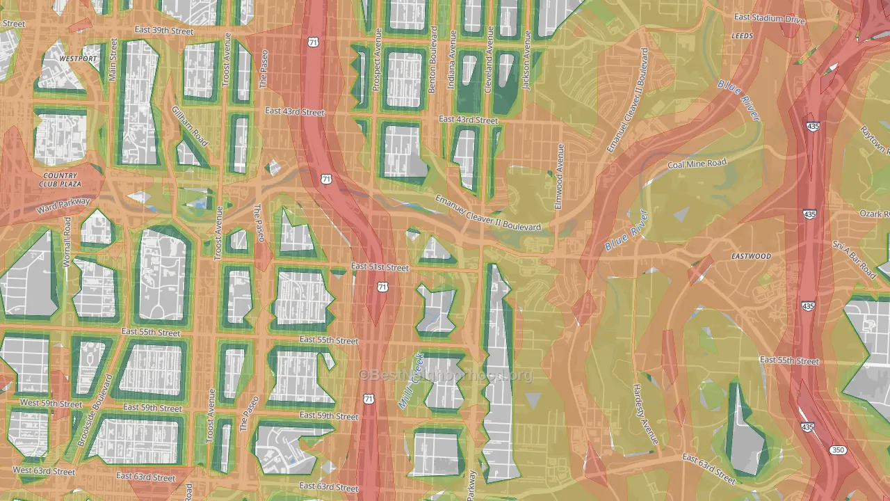 64130, MO Map of Noise Levels in 64130