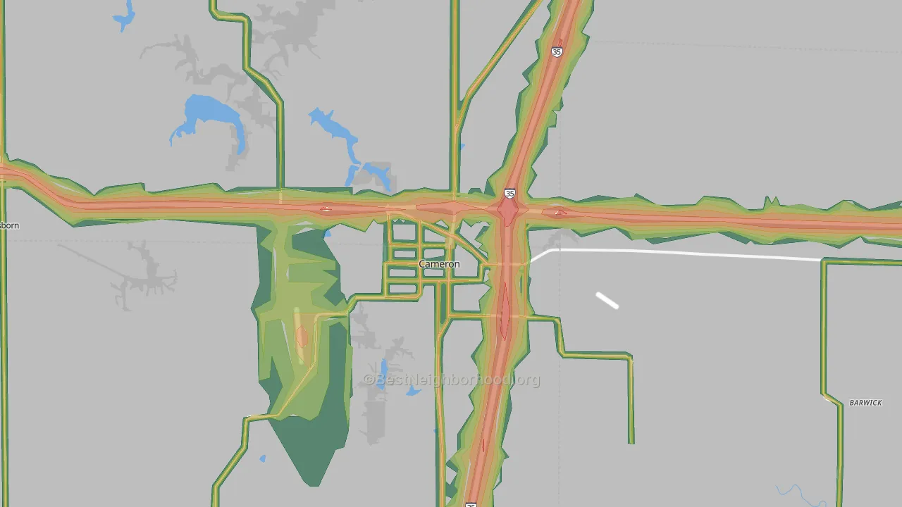 64429, MO Map of Noise Levels in 64429