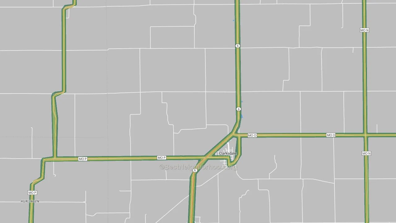 64430, MO Map of Noise Levels in 64430