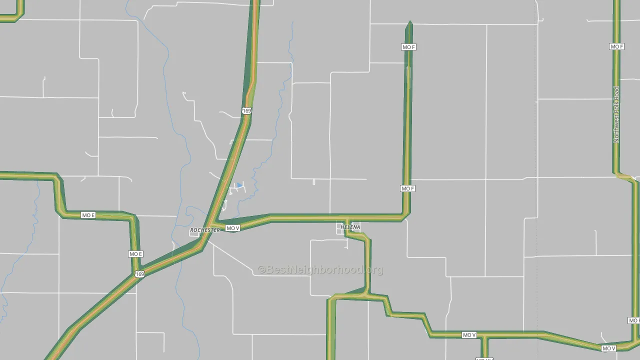 64459, MO Map of Noise Levels in 64459