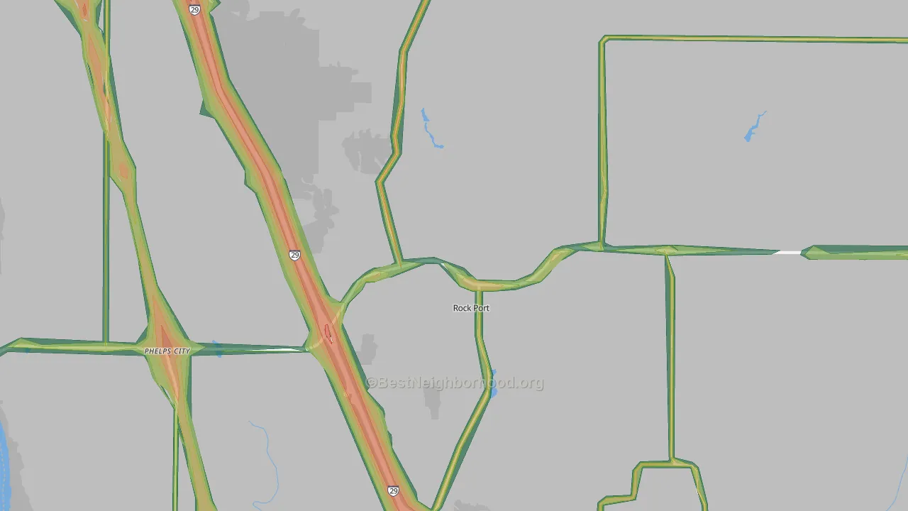 64482, MO Map of Noise Levels in 64482