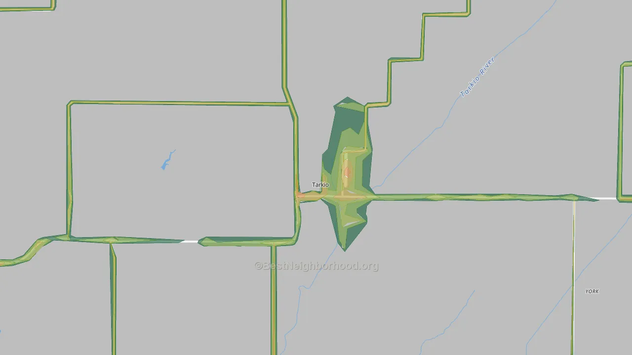 64491, MO Map of Noise Levels in 64491
