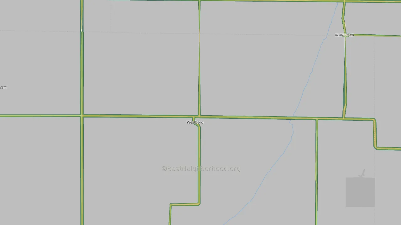 64498, MO Map of Noise Levels in 64498