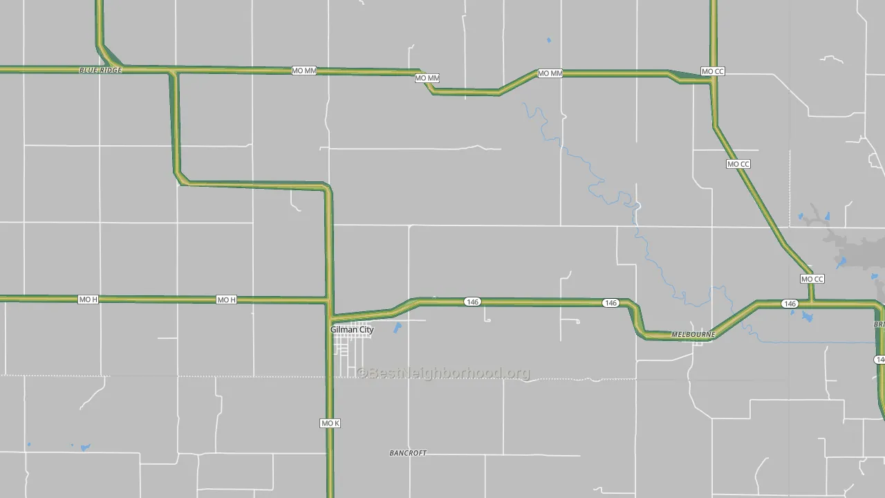 64642, MO Map of Noise Levels in 64642
