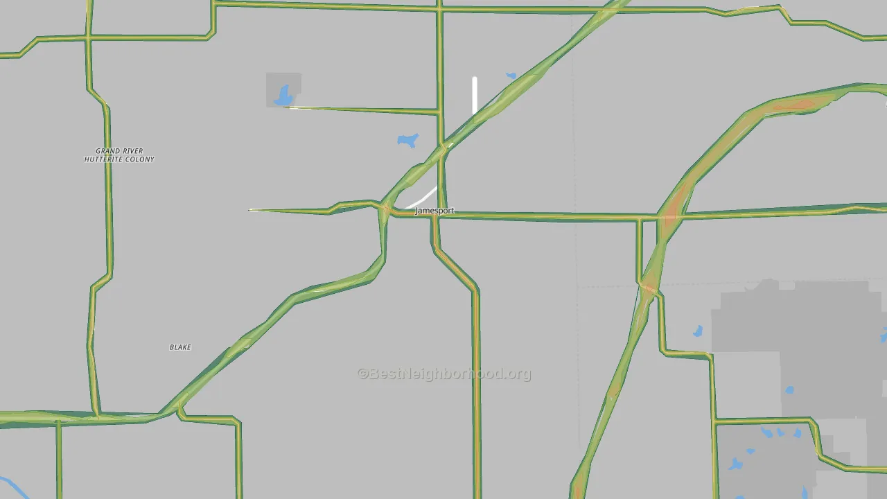 64648, MO Map of Noise Levels in 64648