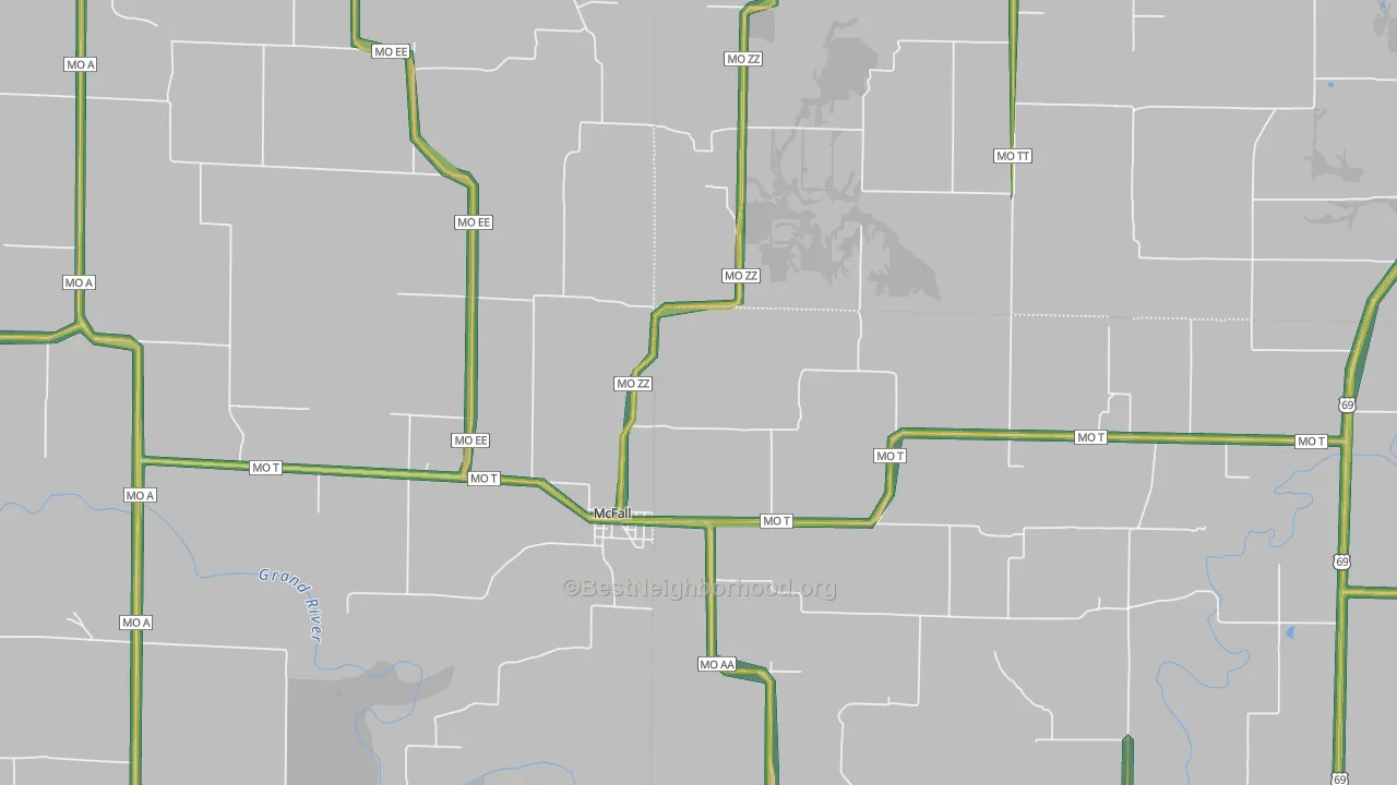 64657, MO Map of Noise Levels in 64657