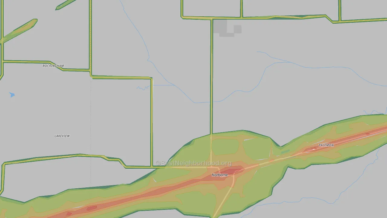 64668, MO Map of Noise Levels in 64668