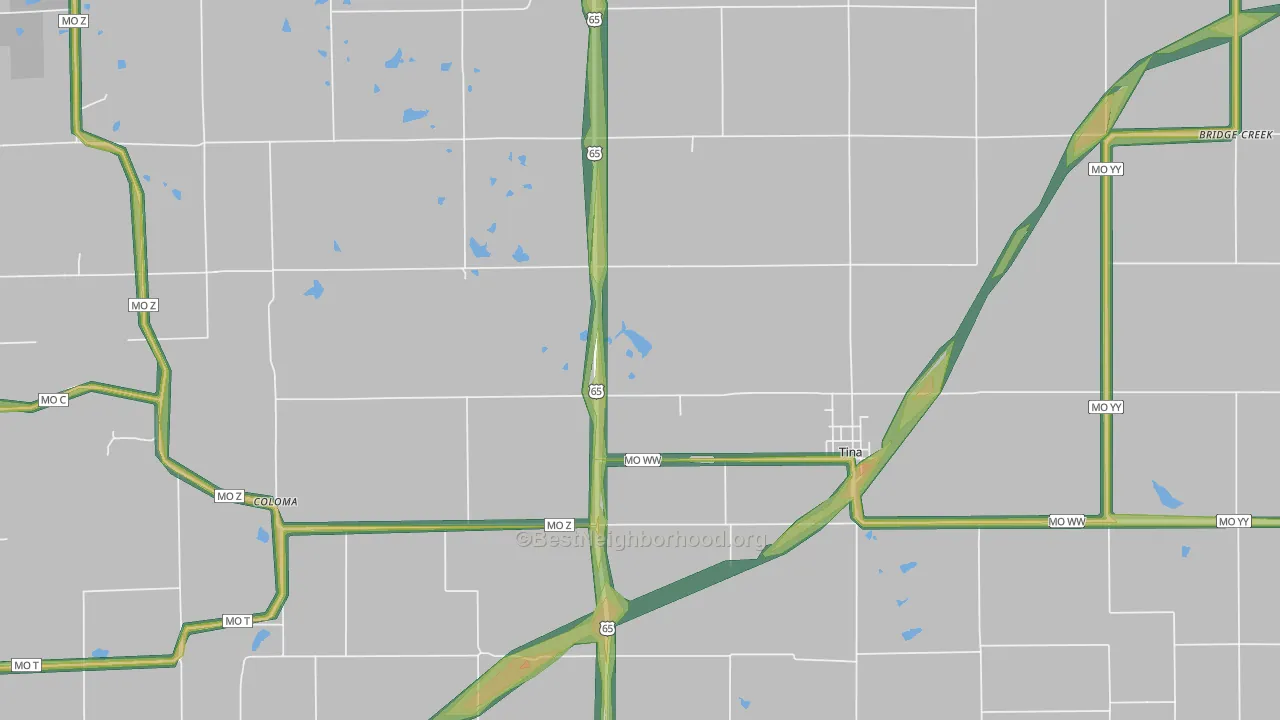 64682, MO Map of Noise Levels in 64682