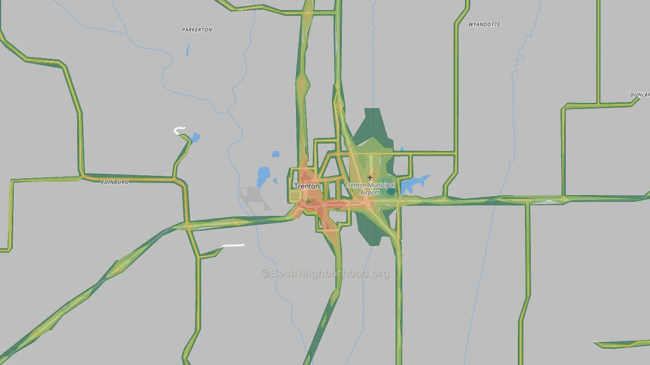 64683, MO Map of Noise Levels in 64683