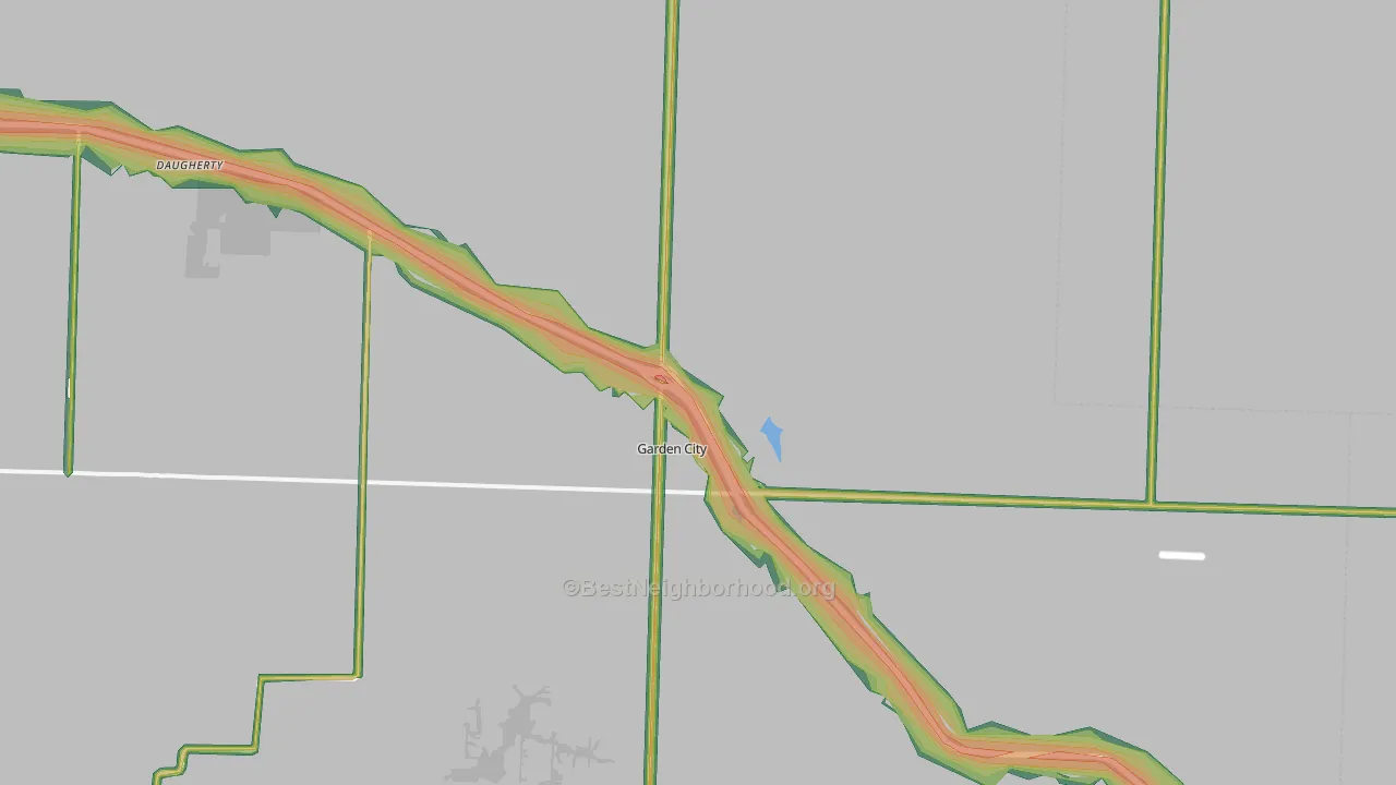 64747, MO Map of Noise Levels in 64747