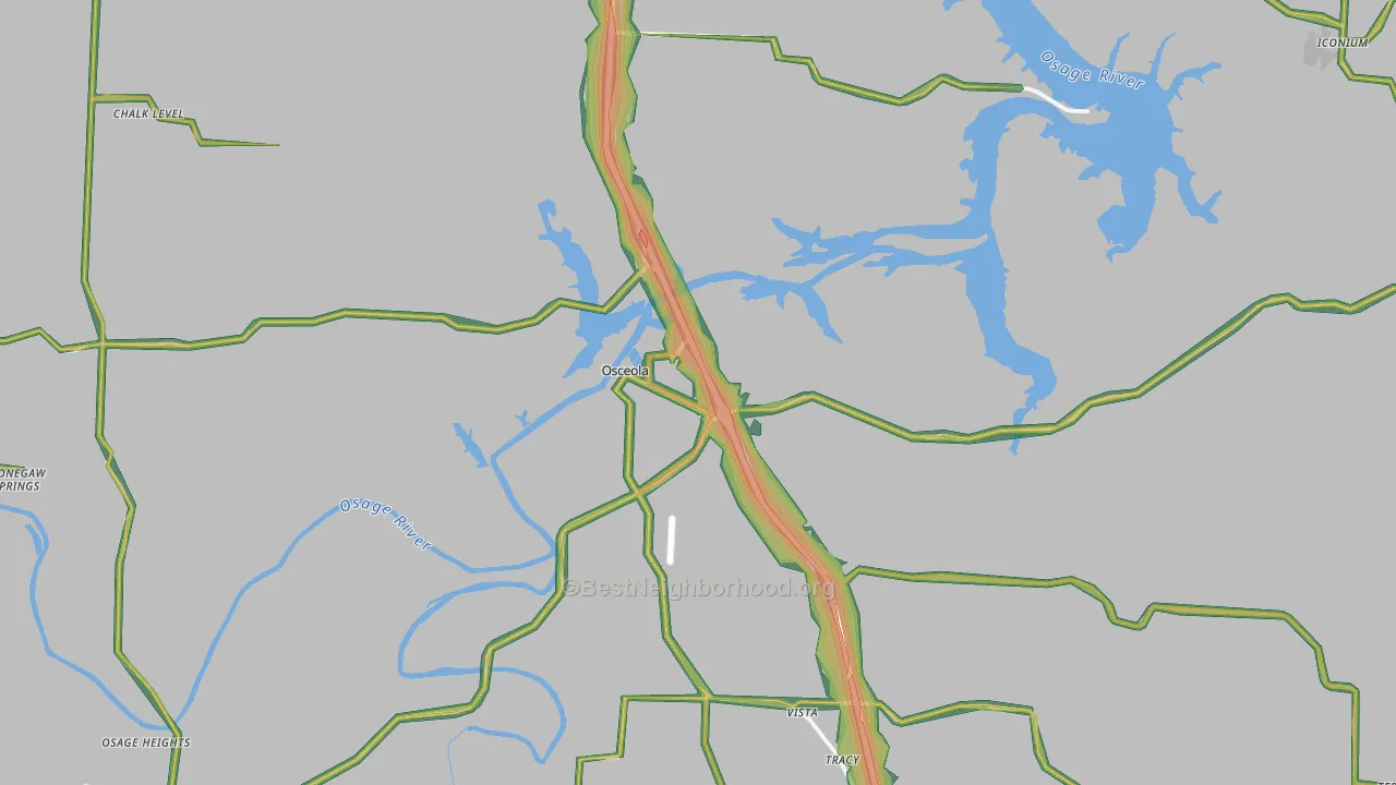 64776, MO Map of Noise Levels in 64776