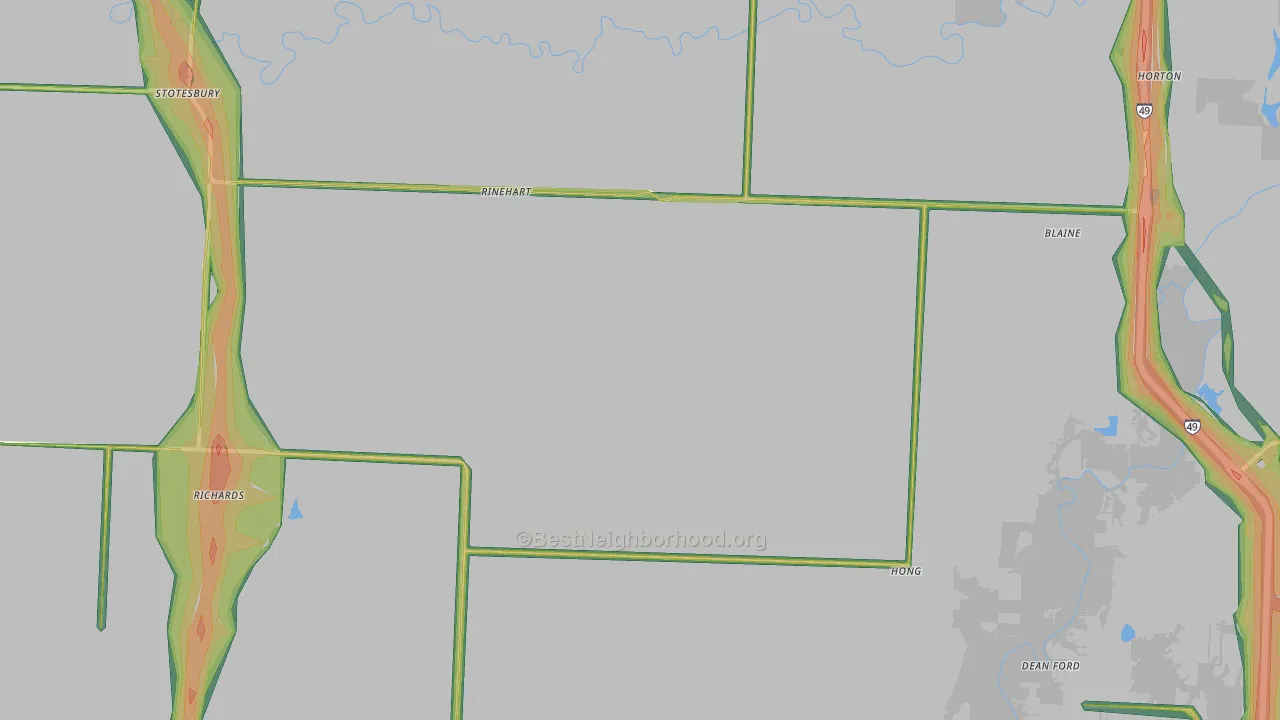 64778, MO Map of Noise Levels in 64778