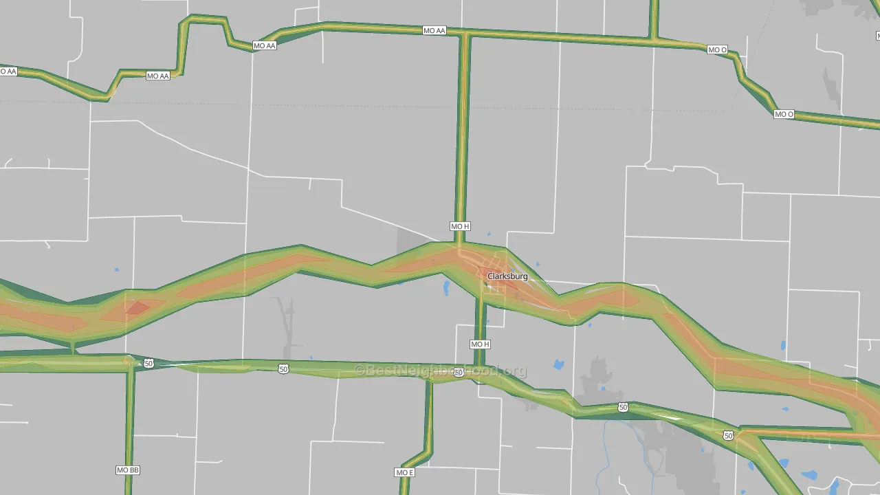 65025, MO Map of Noise Levels in 65025
