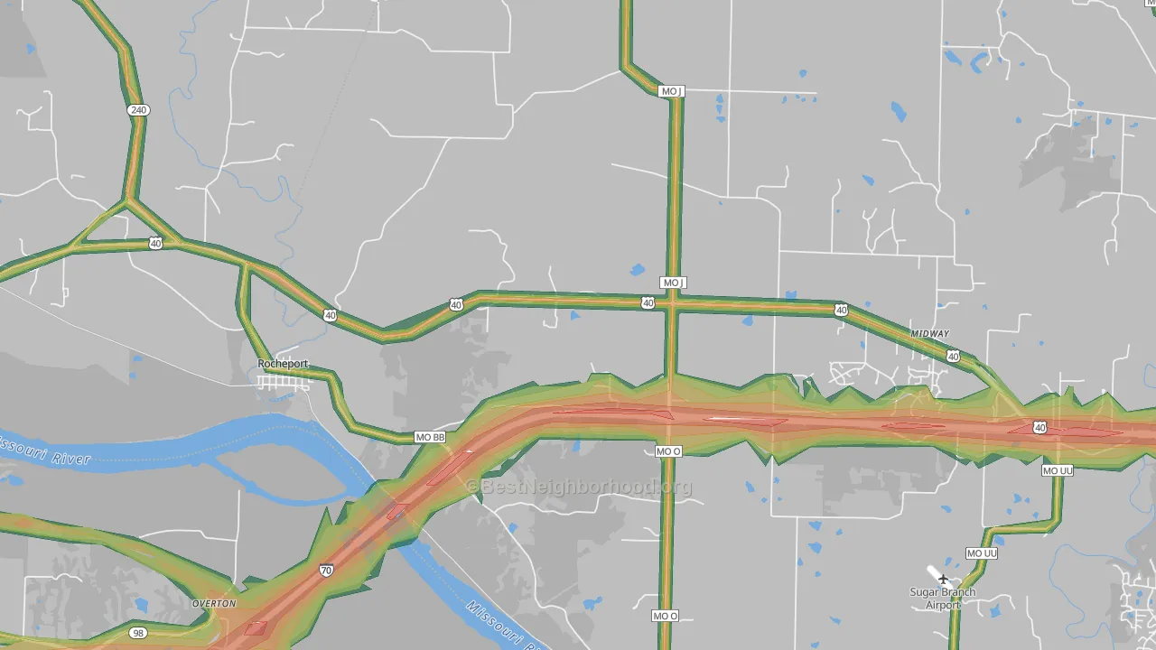 65279, MO Map of Noise Levels in 65279