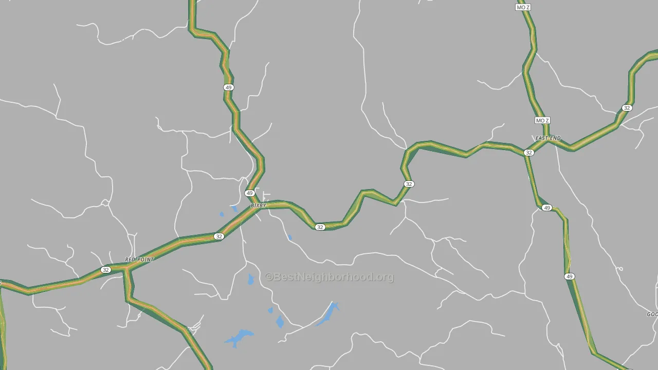 65439, MO Map of Noise Levels in 65439
