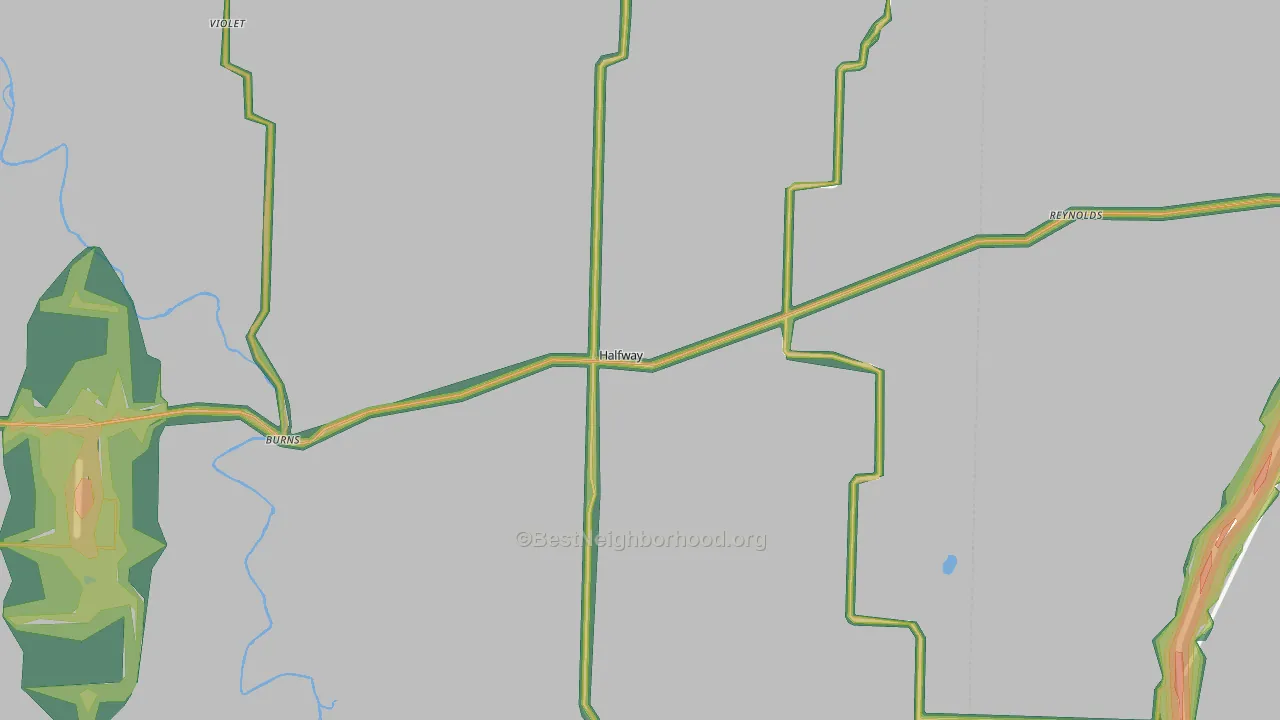 65663, MO Map of Noise Levels in 65663