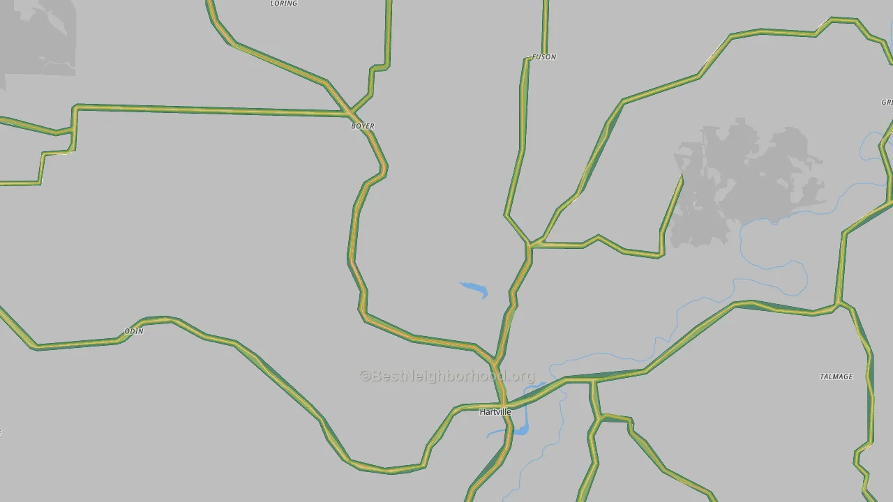 65667, MO Map of Noise Levels in 65667