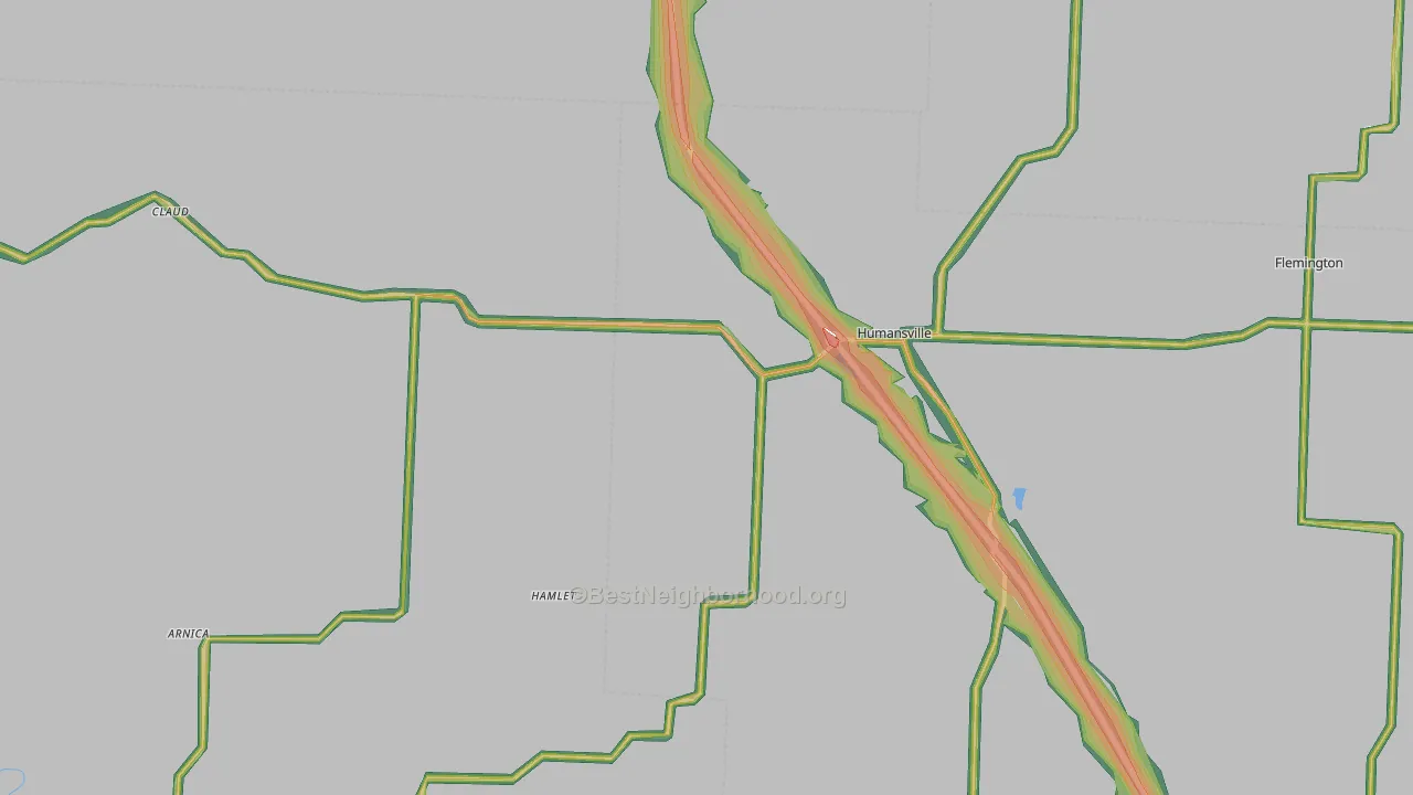 65674, MO Map of Noise Levels in 65674