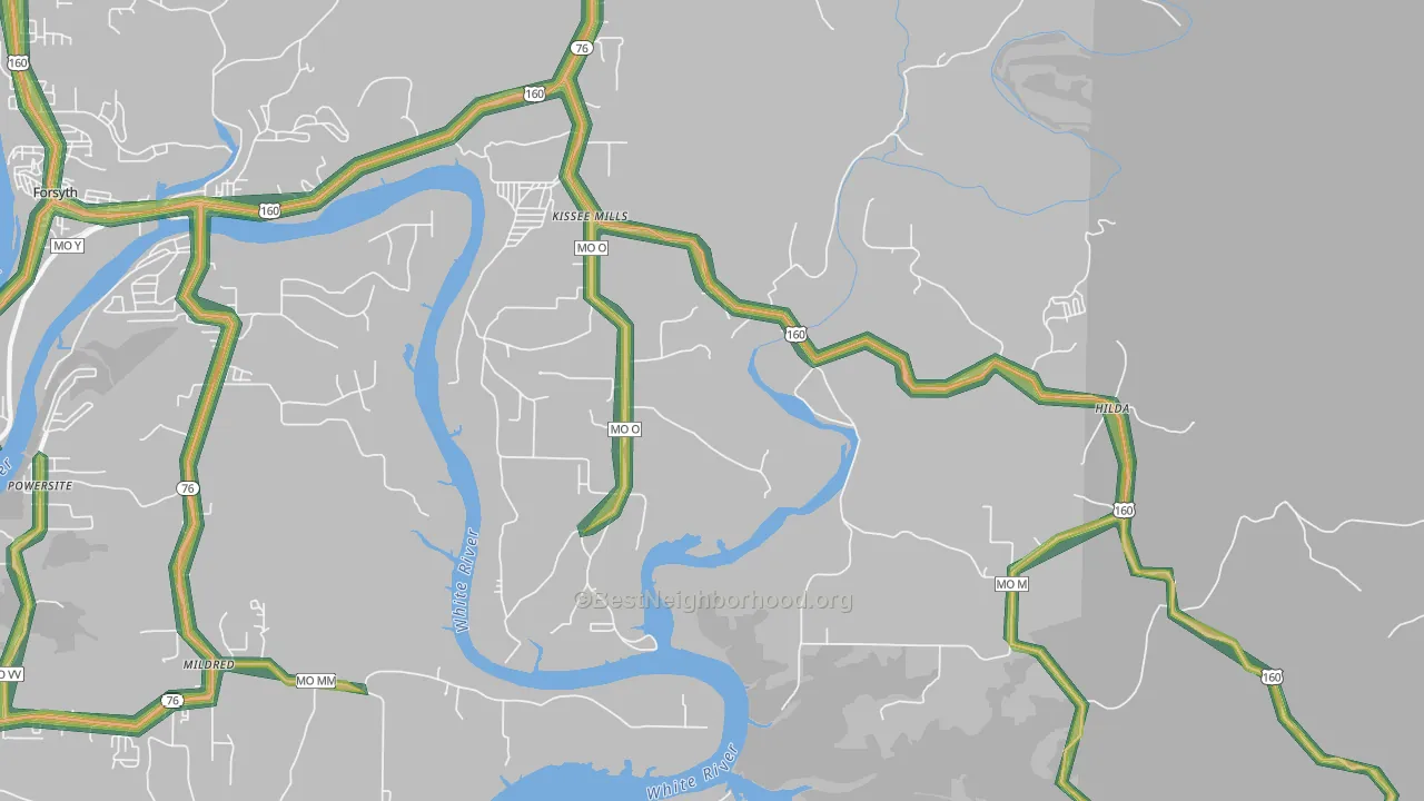 65680, MO Map of Noise Levels in 65680