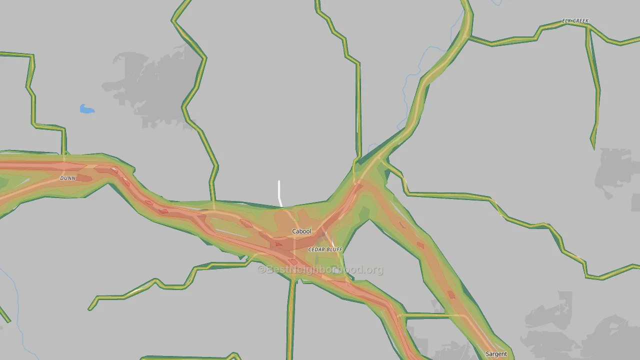 65689, MO Map of Noise Levels in 65689