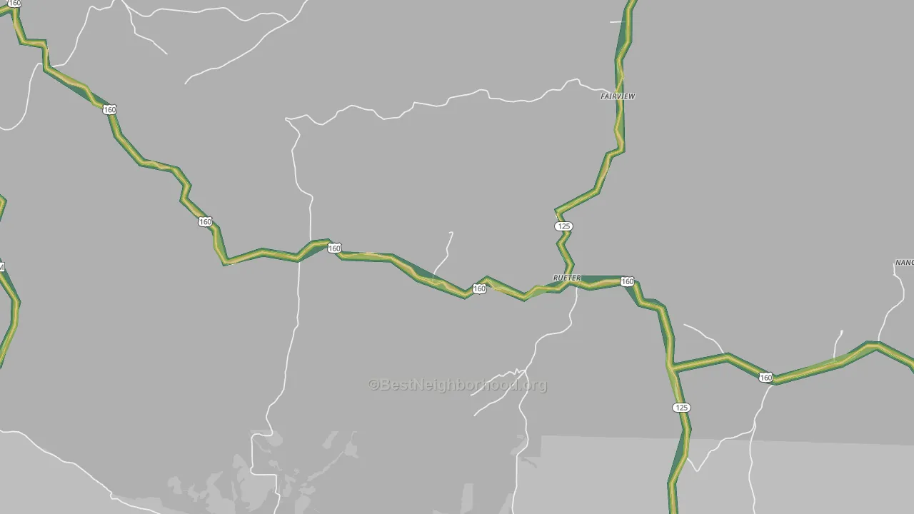 65744, MO Map of Noise Levels in 65744