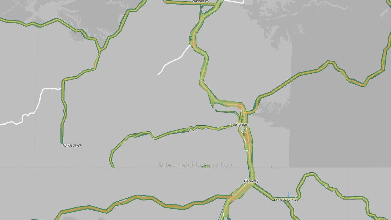 65745, MO Map of Noise Levels in 65745