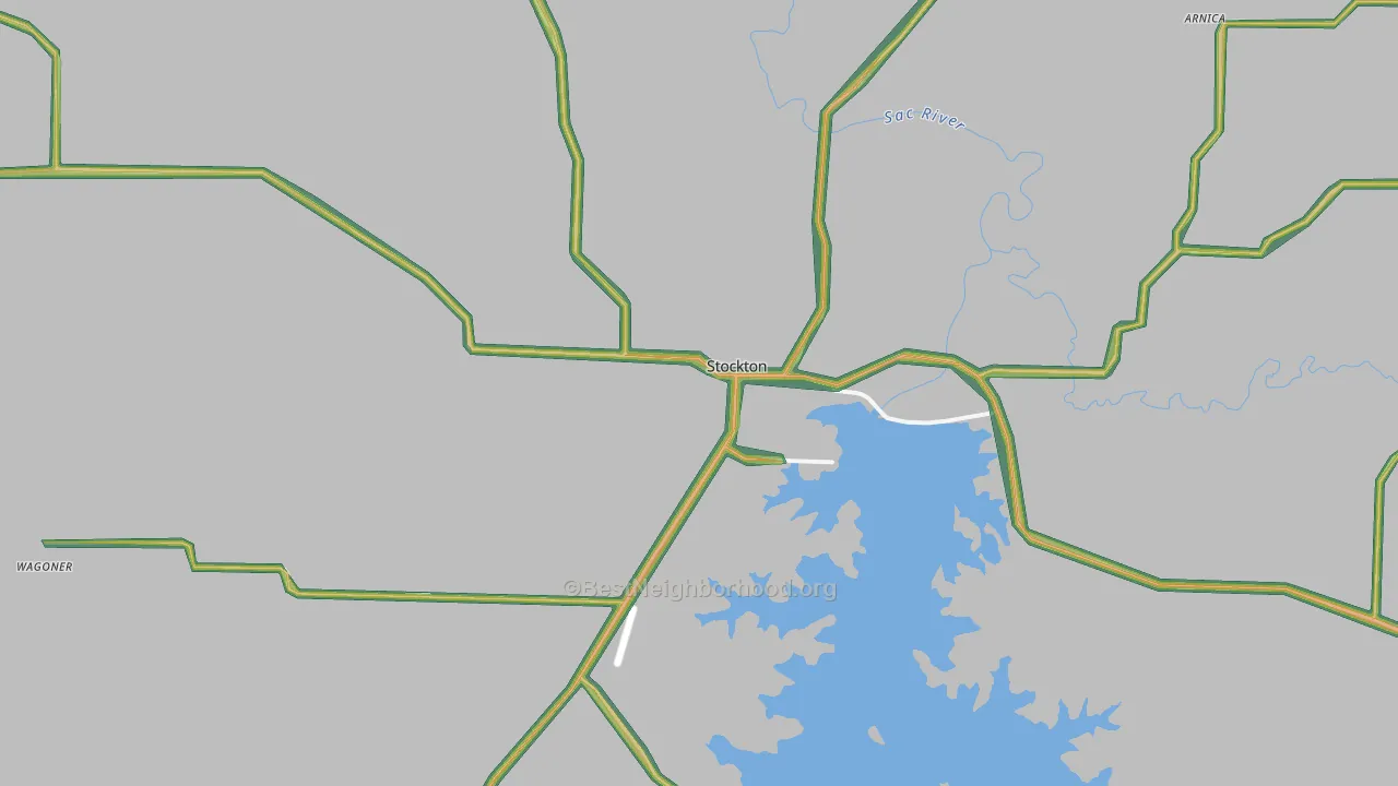 65785, MO Map of Noise Levels in 65785