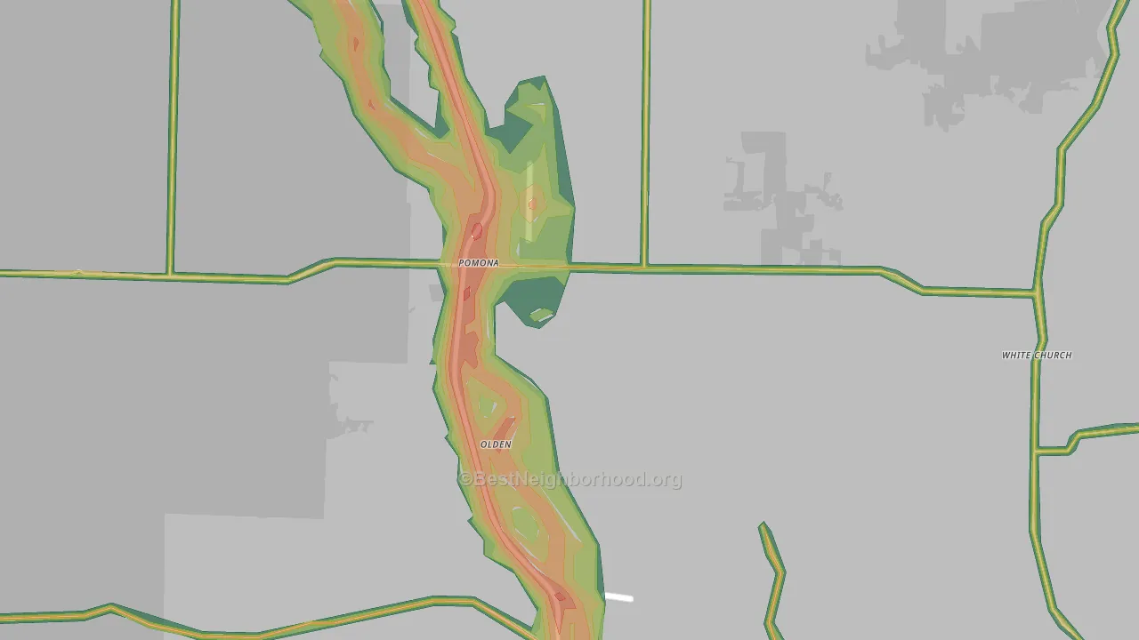 65789, MO Map of Noise Levels in 65789