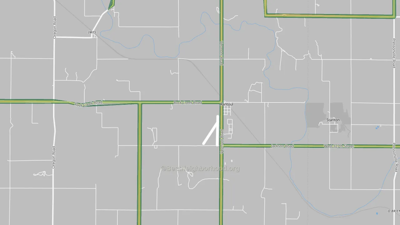 66079, KS Map of Noise Levels in 66079