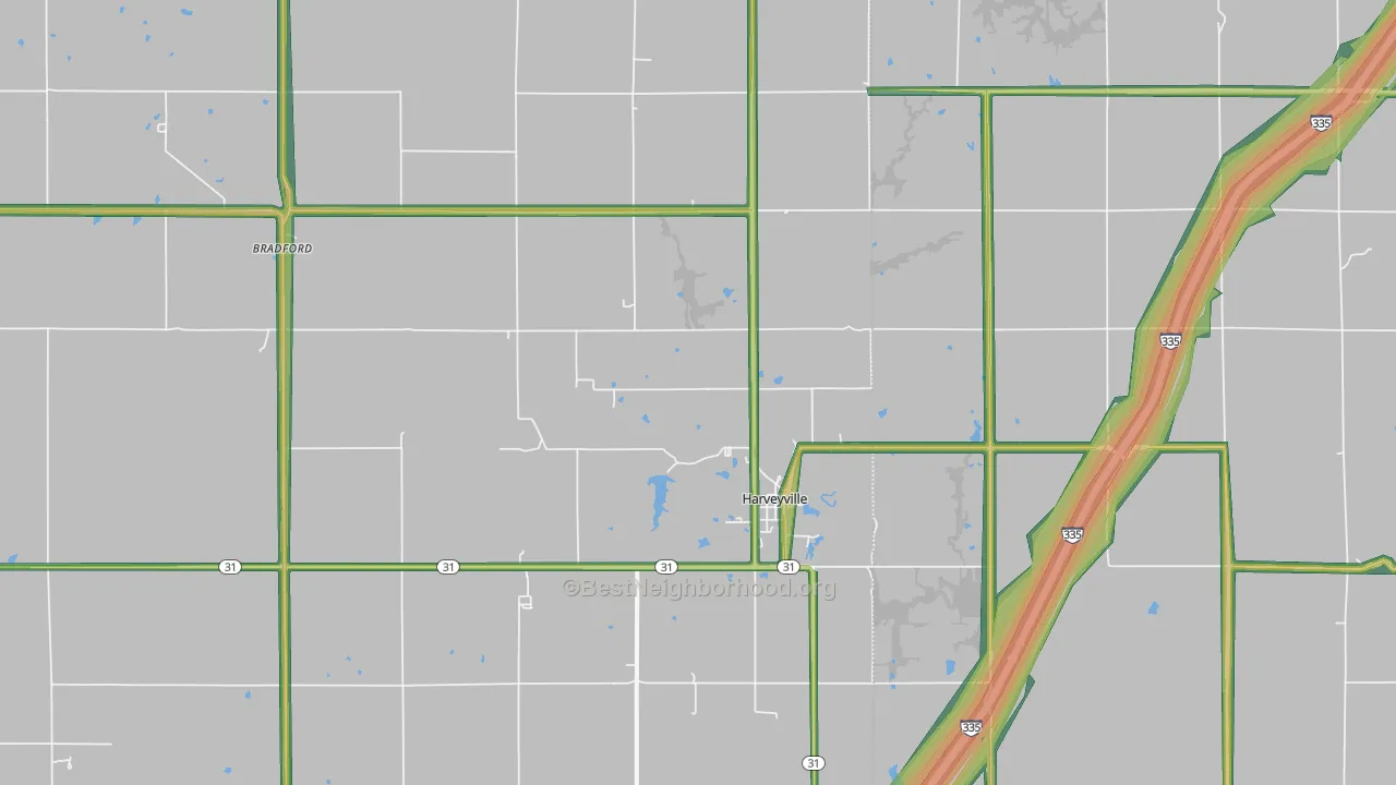 66431, KS Map of Noise Levels in 66431
