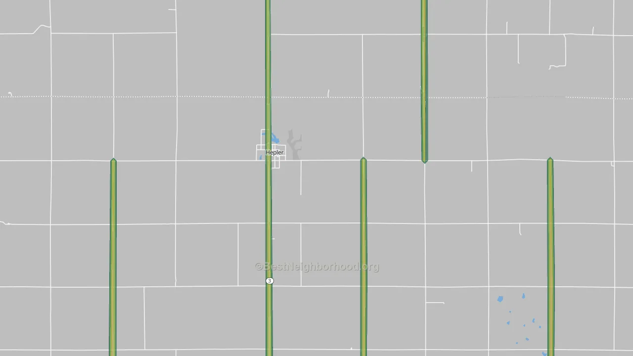 66746, KS Map of Noise Levels in 66746