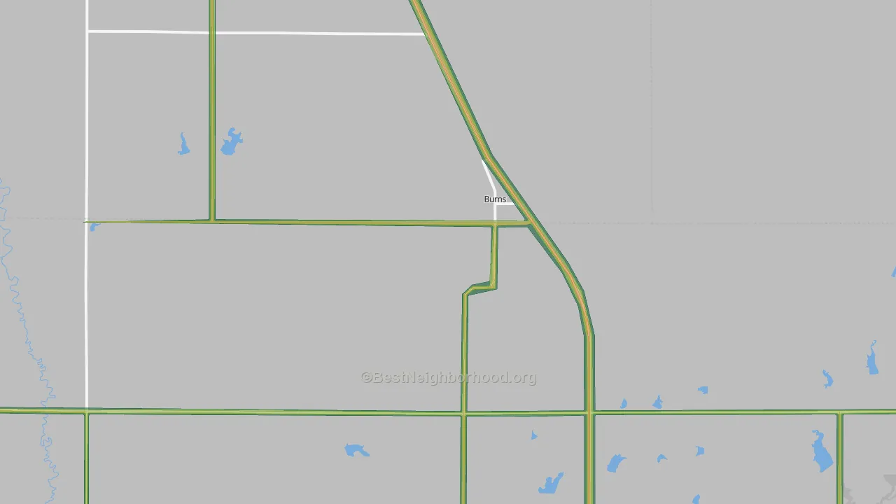 66840, KS Map of Noise Levels in 66840