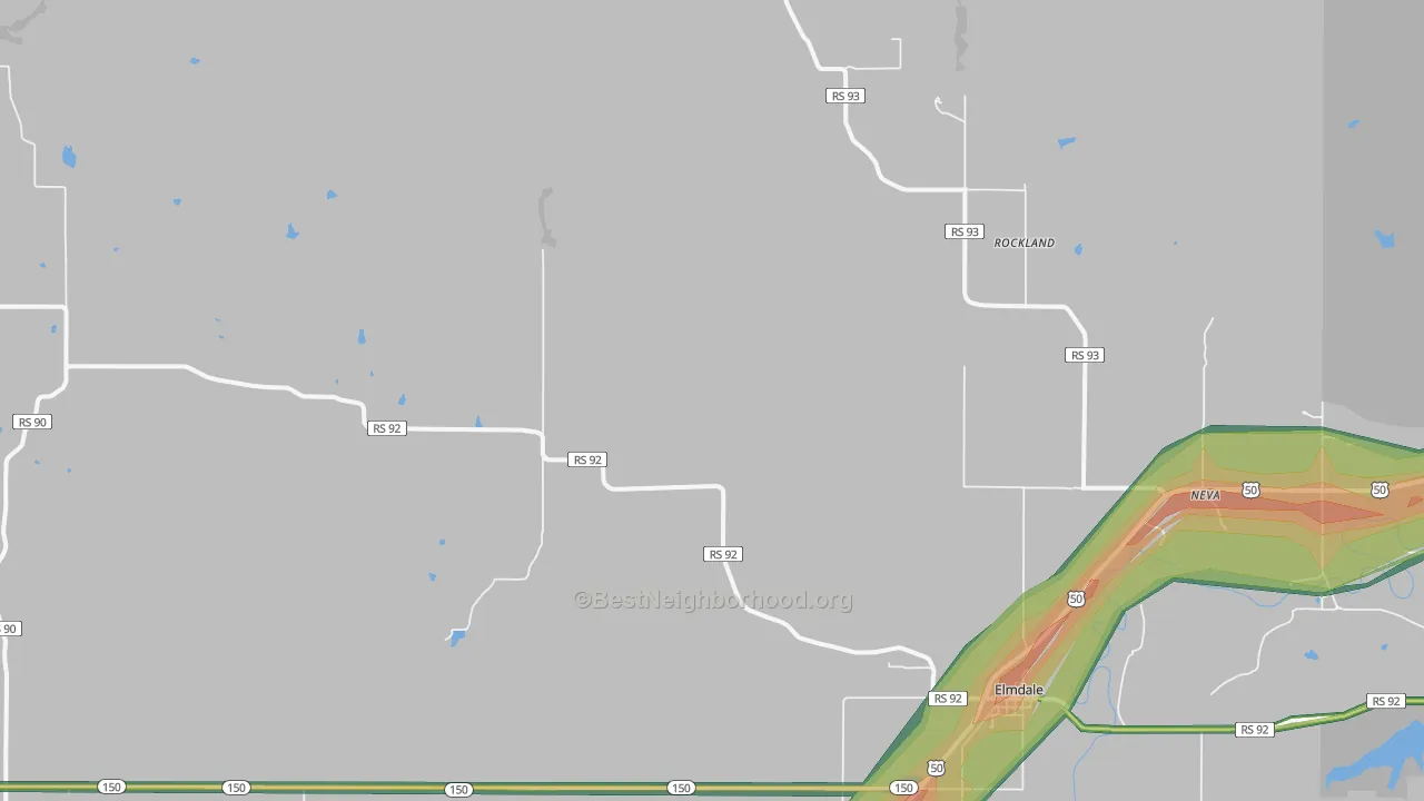 66850, KS Map of Noise Levels in 66850