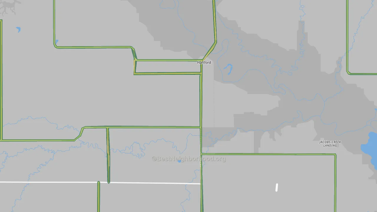 66854, KS Map of Noise Levels in 66854