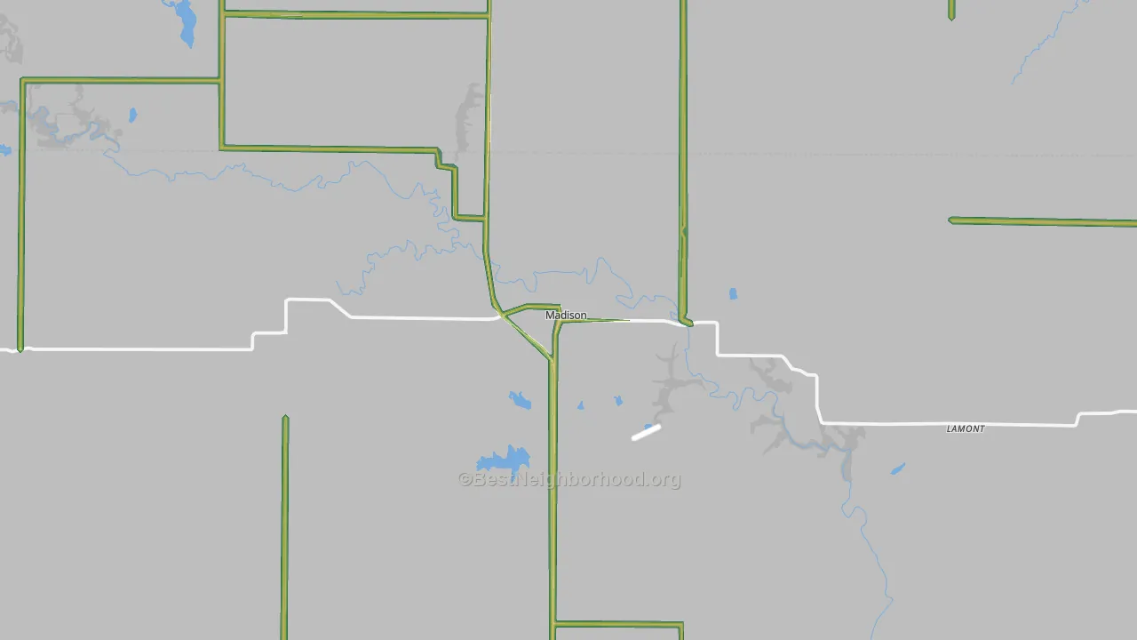 66860, KS Map of Noise Levels in 66860