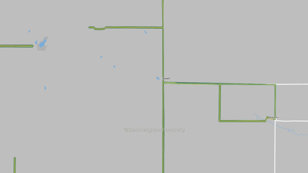 66949, KS Map of Noise Levels in 66949