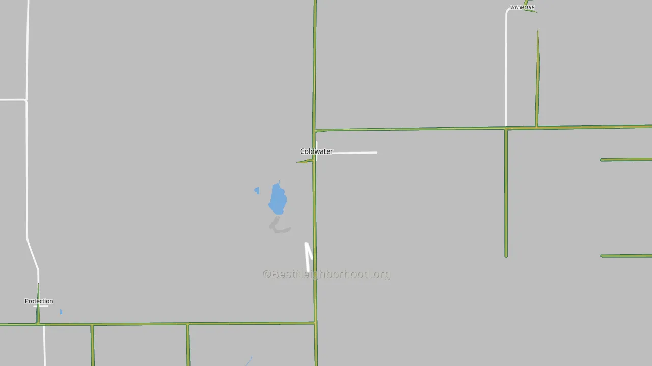 67029, KS Map of Noise Levels in 67029