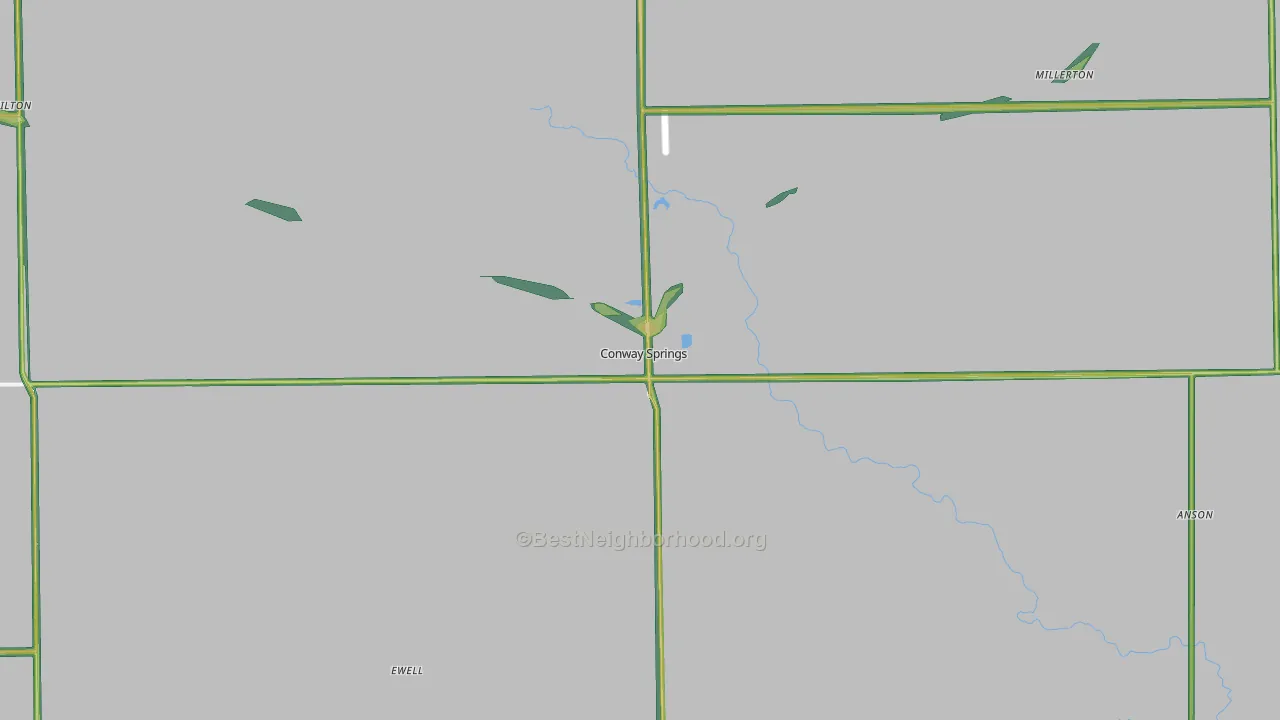 67031, KS Map of Noise Levels in 67031