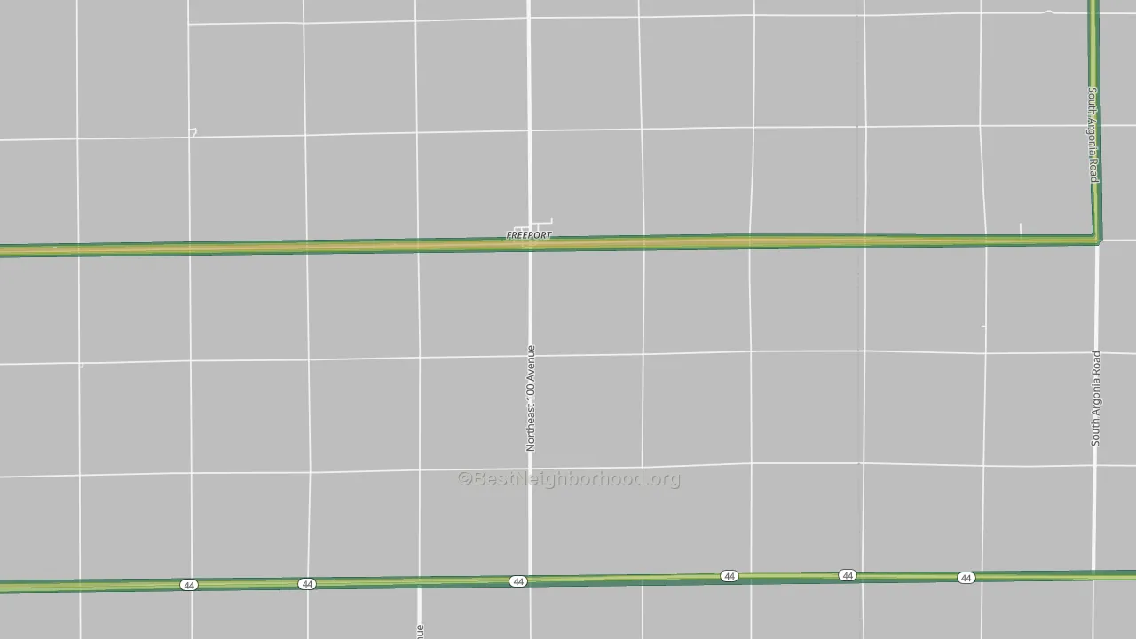 67049, KS Map of Noise Levels in 67049