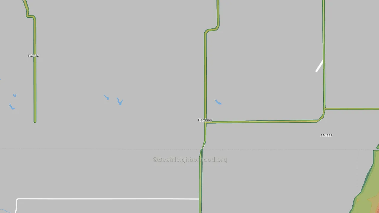 67057, KS Map of Noise Levels in 67057